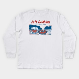 Jeff Goldblum Vintage Kids Long Sleeve T-Shirt